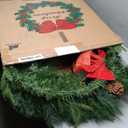 Solar Christmas Wreath Pre-Lit Solar 70 Led Artificial Wreath Outdoor Front Door Window Christmas Decorations with Frosted Branches Pine Cones Berry Clusters Red Velvet Bows 30 Inch