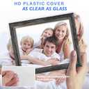 XUANLUO 8x10 Picture Frames Set of 4 Rustic Retro Photo Frame with HD Plastic Cover for Wall Mount and Tabletop Display Family Friends Wedding Gift