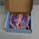 Kids Headphones, AILIHEN I35 On-Ear Headphones for School, Safe Volume 93dB, HD Mic Stereo Headphone for Kid Girls Children, Foldable Wired 3.5mm for Chromebook, Laptop, Computer, Tablet (Pink Purple)