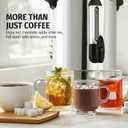 Zulay Commercial Grade 100 Cup Coffee Maker Hot Water Urn - Large Percolator Pot Dispenser With Double-Wall Stainless Steel, Quick Brew, Stays Hot for Tea & Beverage at Events & Catering - Silver