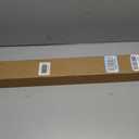 LazBlinds No Drill Zebra Blinds for Windows 34.5" W x 72" H, Cream