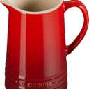 Le Creuset Stoneware Small Pitcher, 10 oz., Cerise
