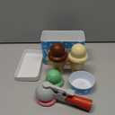 Melissa & Doug Scoop and Stack Ice Cream Cone Wooden Magnetic Pretend Play Food Set, Preschool Toy Play Ice Cream Set, Pretend Food, Toy for Toddlers and Kids Ages 3+ - FSC-Certified