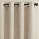 Emery Linen Grommet Blackout Curtain 63x50 inch, 2 Panel