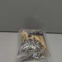 500 Pcs Heart Shaped Bamboo Cocktail Picks, 4.7 Inch Fancy Toothpicks for Appetizers, Fruit, Charcuterie Board, Decorative Skewers for Wedding, Valentine's Day, Party Supplies(Black 2)