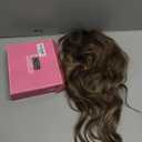 PANEWAY Hair Topper for Women 20 Inch Wavy Synthetic Fiber Topper with Natural Waves, Clip-In Hairpiece for Thinning Hair, Adds Volume & Length, Lightweight & Breathable (Highlights Brown with Dark Root)