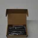 Ravinte 5 Pack Matte Black Cabinet Pulls, 5 Inch (128mm) Hole Center Slim Kitchen Handles, Square Drawer Pulls for Cabinets & Cupboards, Hardware