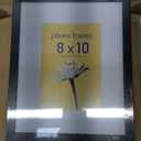 An&He 8 x 10 Picture Frame Set of 2, Black Photo Frame, Wooden Picture Frame with High Definition Glass for Wall & Tabletop Display
