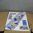 VONLUCE 6 Light Track Light Fixture, LED Track Lighting Kit with Rotatable Track Heads, 3-Color GU10 Bulbs Included, Modern Ceiling Spotlight for Kitchen Office Closet Studio Bedroom, White