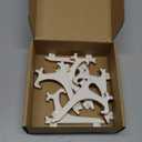 Boao 24 Pcs Acrylic Easel Plate Stands for Display Picture Frame White Gold Easel Holders Photo Card Magazine Book Cd Phone at Weddings Home Decoration(4 Inch)