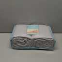 TILLYOU Microfiber Crib Bumper Gray