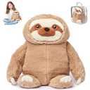 ODOXIA Weighted Animals for Anxiety 3.1lb Sloth | Stuffed Weighted Plush for Kids, Adults | Weighted Stuffed Animals | Weighted Plushies | Weighted Plushie