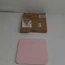 Bathroom Scale for Body Weight, Highly Accurate Digital Weighing Machine for People, Upgraded Batteries Included, Compact Size, LED Display, High Standards Sturdy Tempered Glass, 400lb, Pink