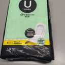 U by Kotex Clean & Secure Maxi Pads, Regular Absorbency, 192 Count (4 Packs of 48) 