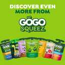 GoGo squeeZ No Sugar Added Fruit & veggieZ Applesauce and Puree Variety Pack, Jurassic Pear, Roarrrr Berry & Prehistoric Peach, 3.2 oz Pouches (Pack of 20), Fruit Snacks for Kids, Gluten Free, Nut Free, Recloseable Cap, BPA Free (EXP 01/02/27)