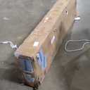 Queen Size Bed Frame with Adjustable Backrest Hidden Storage Headboard, PU Leather Upholstered Queen Bed Frame with Charging Station and LED Lights, Heavy Duty, No Box Spring Needed, Black&Brown