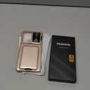 SSLOTSCASE for Samsung Galaxy S25 Ultra Case with Wallet & Sliding Lens Cover & Kickstand & Credit Card Holder, Military-Grade Protection Rugged Phone Case Cover for Galaxy S25 Ultra 6.9'', Gold