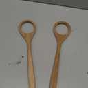 12 Inch Wooden Danish Dough Whisk Sourdough Whisk Dough Mixer Bread Whisking Tool for Mixing Sourdough Bread Baking Supplies for Pastries, Egg, Pizza(2 Pcs)