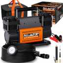 ALL-TOP Air Compressor Kit, Dual Cylinder 12V Portable Inflator 12.35 ft/Min, Offroad Air Compressor Pump for Truck Tires, Heavy Duty Max 150 PSI for 4x4 Vehicle & RV