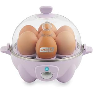 Dash Rapid Egg Cooker - Boiler, Poacher & Steamer - Includes Measuring & Recipe Guide - Dishwasher Safe - Holds 7 Eggs, Lavender