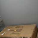 Finnhomy Sideboard Buffet Cabinet, Kitchen Storage Console with Rattan Decorated Doors, Liquor Buffet, Dining Room, Hallway, Cupboard Console Table, Accent Cabinet, 31.5X 15.8X 34.6 Inches, White