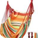 Dorm Hammock Chair | Portable Hanging Chair Hammock,Max 500 Lbs College Students Canvas Hammock,Bedroom Hammock Chair,Outdoor Large Hammock Chair for Patio and Dorms