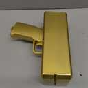 Sopu Make it Rain Money Gun Paper Playing Spary Money Toy Gun, Prop Money Gun Cash Gun Toy Party Supplies (Metallic Gold)