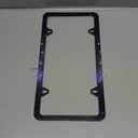 Galaxy License Plate Frame - Beautiful Starry Sky License Plate Frame Cover Holder Aluminum Metal, Rust-Proof Waterproof Car Decorative Tag Frames Women Men for Standard Us 12x6 Inch