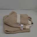 Amlie Home Chenille Waffle Throw Blanket for Couch, Reversible Soft Cozy Knit Blanket Lightweight Warm Decorative Throw for Sofa, Bed, Living Room, 50"x60", Beige