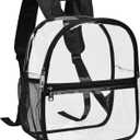 USPECLARE Clear Backpack for Stadium Approved 12612, Water proof Clear Bag for Stadium Events and Concert Work Sport Event