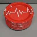 Nurse Graduation Party Supplies, Red Paper Plates (7 In, 80 Pack)