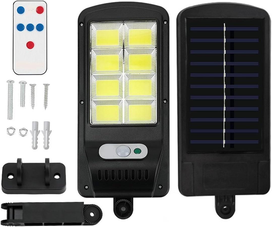 Solar Street Lights Outdoor Waterproof,Wide Angle Flood Light,Solar Parking Ligh, Commercial Parking Lot Lighting, Suitable for Streets, Courtyards, Parking Lots, Wide Angle