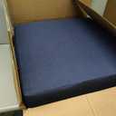 Arden Outdoor Deep Seat Cushion Set, 24 in x 24 in, Weather-Proof, Rain-Proof, Fade Resistant Patio Cushion for Chair, Sofa, and Couch Sapphire Blue Leala (1 Pack)