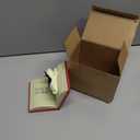 Cute Cat Lay on Book Phone Stand Animal Resin Gifts for Cat Lovers, Home & Office Fashion Accessories(Red)