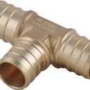 LD Valve-F1807 PEX Fittings-3/4" Pex Tee for PEX Tubing (15-Pack)