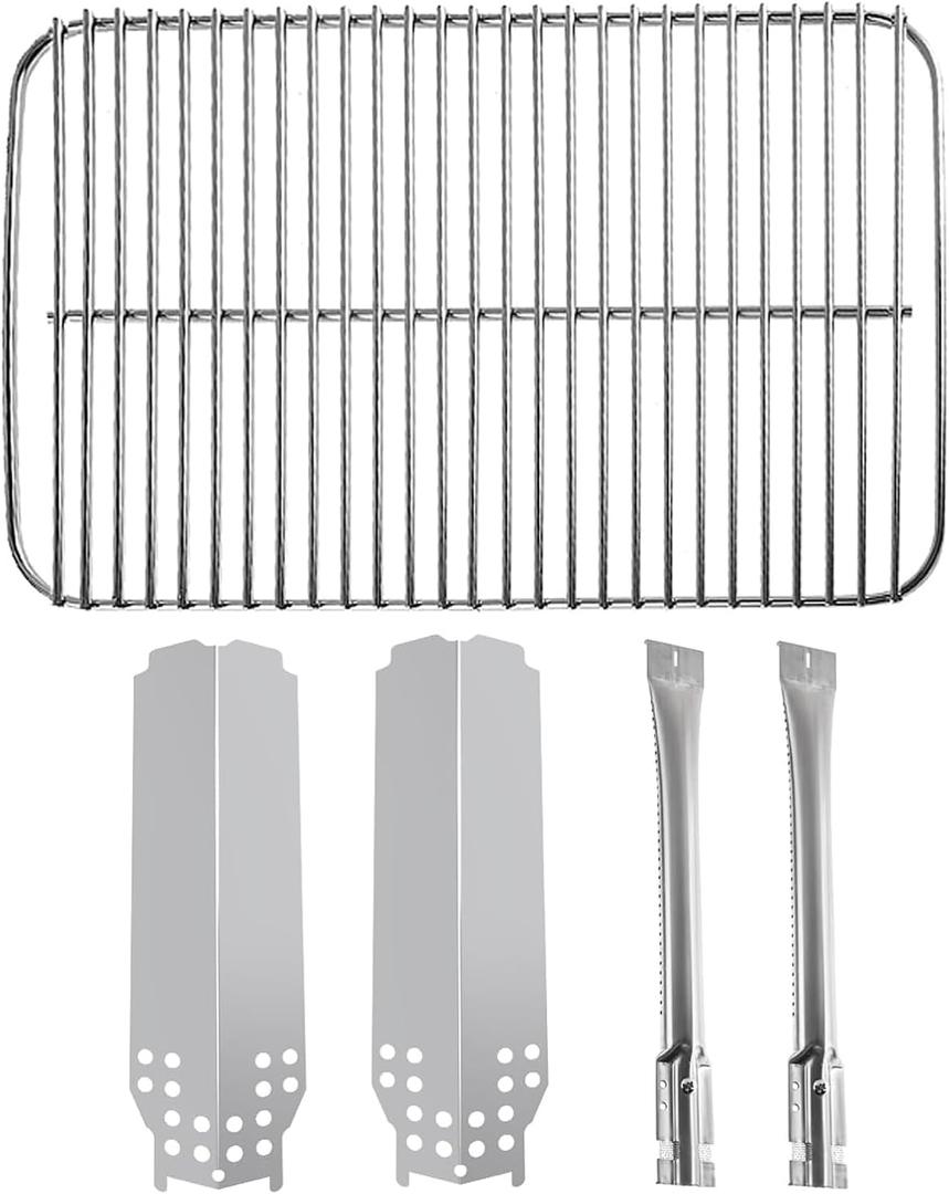 BQMAX Grill Replacement Parts for Charbroil Classic 280 2-Burner 463672717 463672817, G320-0200-W1 G215-0203-W1 Stainless Steel Heat Plate Grill Parts for Charbroil (2-Pack kit)
