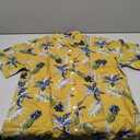 Men's Hawaiian Shirt Short Sleeve Button Down Tropical Summer Beach Casual Shirts, Size XL
