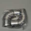 2.36" Elbow Stove Pipe Stainless Steel Chimney Flue for Outdoor Camping Wood Stove 90/45 Degree