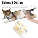 Soft 3-in-1 Silisone Spray Brush, Upgraded for Shedding, Cleaning and Spa Massage, Hair Removal, Best Water Steam Brush for indoor Long or Short Haired Cat and Dog (Purple, Handle)