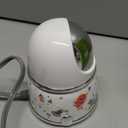 Plodon Baby Food Maker Mini Cute and Small Food Processor Puree Blender Grinder Chopper 1.2 Cup Glass Bowl with 6 Blade Electric (Spaceman-White(One Bowl))