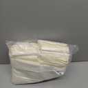 Bailarina Cloth Napkins Set of 80,17x17 inches Dinner Napkins Cloth Washable, Polyester Square Table Cloth Napkin Bulk with Hemmed Edges Ideal for Banquets, Parties and Weddings-Ivory