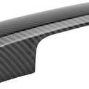 GoaMotors 4PCS Exterior Door Handle Cover w/o Smart Keyhole Compatible with Ford F-150 4DR 2015 2016 2017 2018 2019 2020 Door Handle Carbon Fiber Pattern Trim