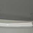 No Drill Cordless Pleated Fabric Shades, White, 58" W x 64" H