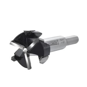 Mollom (29mm|1-1/8") Triple Flute Forstner Drill Bit for Woodworking with 3-Cutter YG8 Carbide Tipped of 2.0mm,Hinge Cutter Tool Kits for Hard Soft Wood, Plastic, Plywood