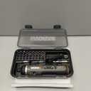 WORX WX242L 4V Lithium Screwdriver - 30-Piece Accessory Kit - Cordless Electric Driver - Rechargeable Battery - Black/Silver - Home DIY, Assembly, Furniture Installation, Repairs, Professional Use