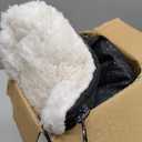 Self Warming Cat Bed Self Heating Cat Dog Mat 24 x 18 inch Extra Warm Thermal Pet Pad for Indoor Outdoor Pets with Removable Cover Non-Slip Bottom Washable Non Electric (Beige)