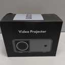 CiBest Portable Mini Projector White, 2025 Upgraded Full HD 1080P Projector, Movie Projector Compatible with iOS/Android Phone/Tablet/Laptop/PC/TV Stick/Box/USB