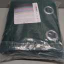 ChrisDowa 100% Blackout Curtains 108 inch Long for Bedroom with Black Liner, 2 Thick Layers Total Blackout Thermal Insulated Grommet Window Curtains 2 Panels Set (Forest Green, 52 x 108 Inch)