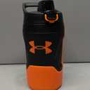 Under Armour 32 oz Insulated Water Bottles - Sports Water Jug with Fence Hook, Leak Resistant for Baseball, Football & More, 32 oz Insulated, Blaze Orange/Black