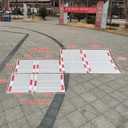RC Car Jump Ramp RC Takeoff Board RC Stunt Playset for 1/5 1/10 1/12 1/14 1/16 RC Car (100 * 95 * 35/37/40cm), optional
